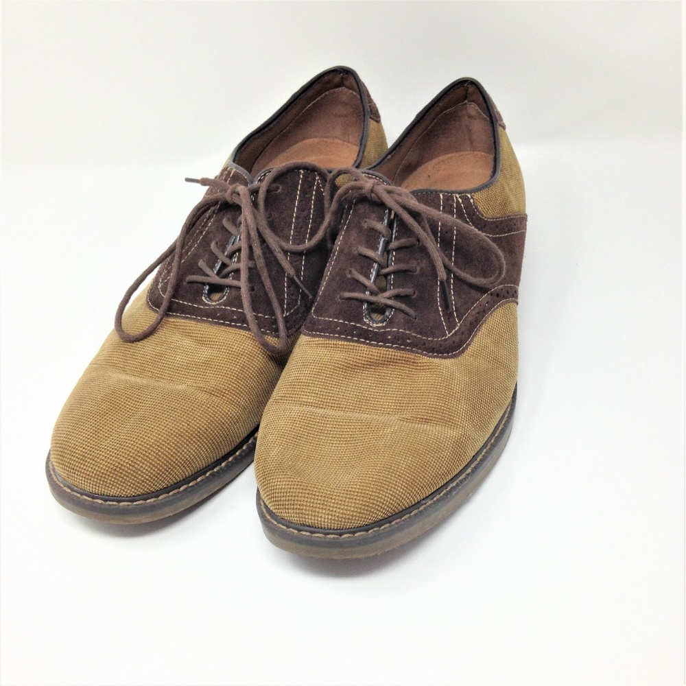 Bass Chadwick Suede and Criss Cross Cord Oxfords